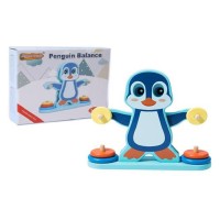Баланс «Пінгвін» 22х20х6 см на 6 кілець з основою, у коробці 23,5х21х6,5 см