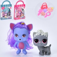 Ігровий набір «VIP»: 2 тваринки по 6 см з аксесуарами, в асортименті, у пакеті 15х26х5 см