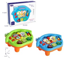 Центр розвиваючий «Метелик» музичний з ігровою панеллю 19х15х8 см світлом, англійською озвучкою та рухомими деталями, на батарейці, в асортименті, у коробці 23,5х17х5 см