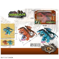 Динозавр 21 см інтерактивний зі світлом та звуком, на батарейці, в асортименті, у коробці 12х30х21 см