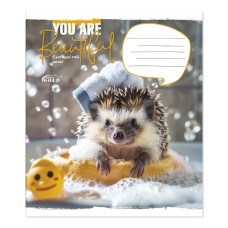 Зошит на 18 аркушів у лінію «Мікс Дівчата», №3406, ТМ Gold Brisk