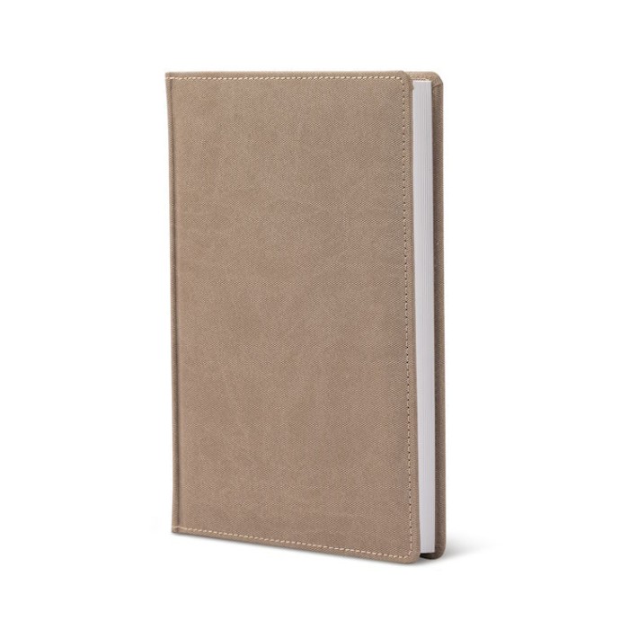 Щоденник недатований «Twill» А5 на 168 аркушів, латте, ТМ Brisk