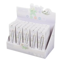 Ручка «BLOSSOM» гелева автоматична 0.5 мм з ароматним грипом синя, в блістеі, ТМ Buromax