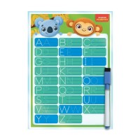 Дошка-тренажер «English» двостороння з маркером, під слюдою 24х2х33,5 см, ТМ Vladi Toys