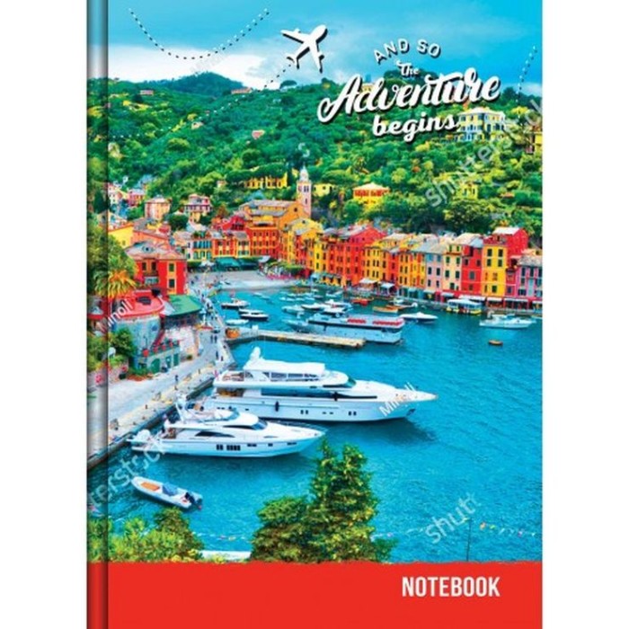 Блокнот «CITIES» А5 на 72 аркуші у клітинку з твердою ламінованою обкладинкою, в асортименті, ТМ Рюкзачок