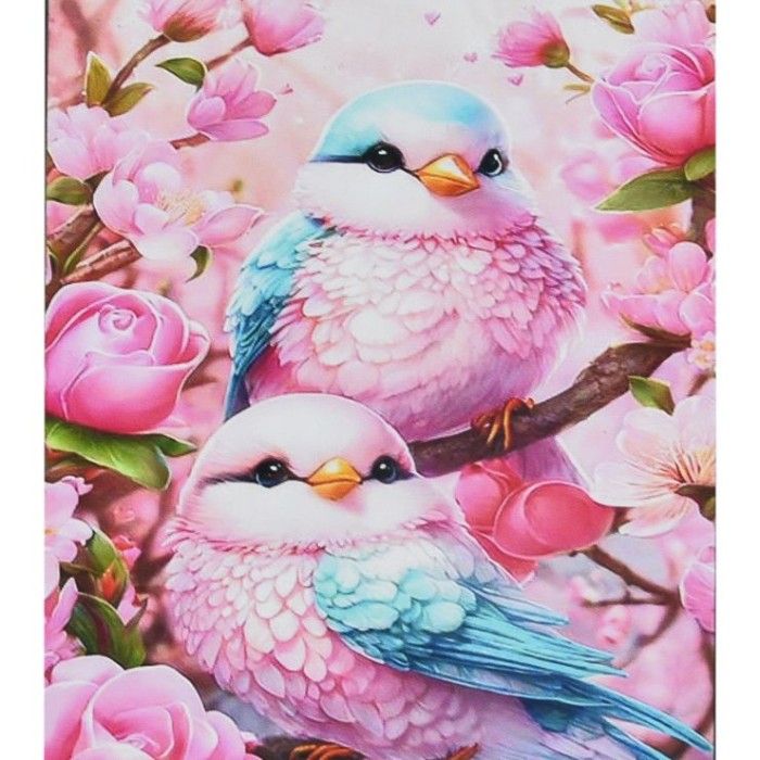 Набір з алмазною мозаїкою «Рожеві крила» 30х40 см, ТМ Strateg
