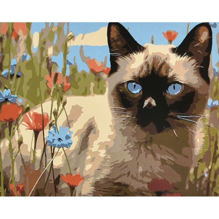 Картина за номерами «Тиша та краса на лузі» 40х50 см, ТМ Strateg