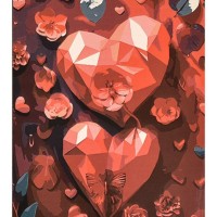 Картина за номерами «Абстракція любові та кольору» 40х50 см, ТМ Strateg