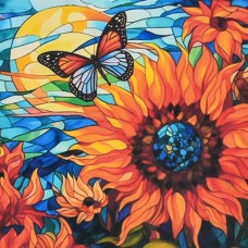 Набір з алмазною мозаїкою «Промінь сонця» 30х30 см, ТМ Strateg