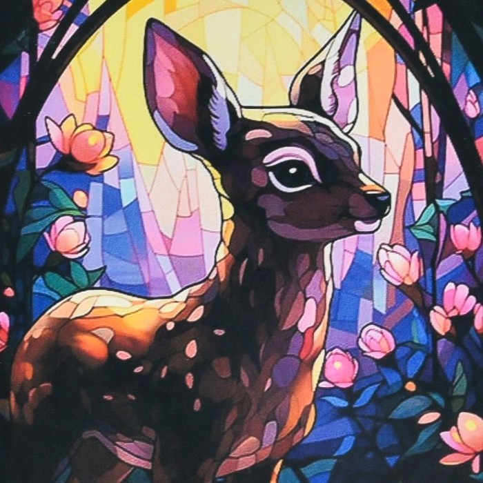 Набір з алмазною мозаїкою «Чарівний олень» 30х30 см, ТМ Strateg