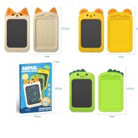 LCD планшет 15,5х26,5 см 8 дюймів кольоровий з паличкою та англійським алфавітом, на батареці, в асортименті, у коробці 19х28,5х1,5 см