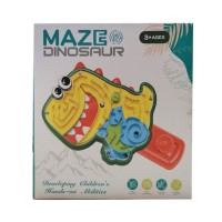Лабіринт «Динозавр» 13,5х17 см з платформи та важіля, в асортименті, у коробці 21х22х7,5 см