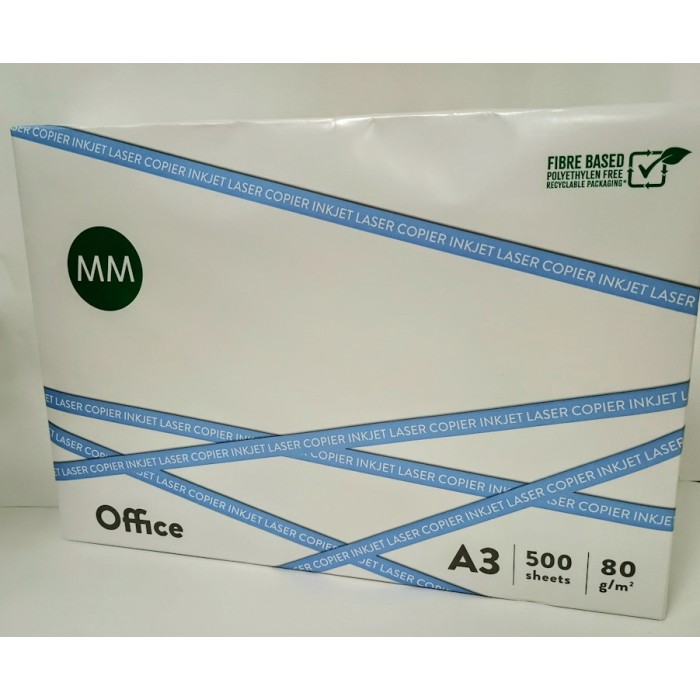 Папір «Nexo Office» А3 80 гр/м2 клас В, 500 аркушів