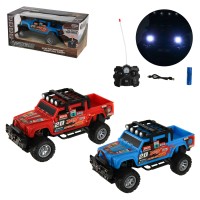 Джип 19 см р/к на акумуляорі зі світлом, у коробці 26х12,5х12,5 см