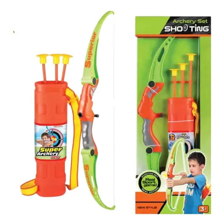 Набір іграшковий: лук 60 см з 3 стрілами та колчаном, у коробці 65,5х24,5х5 см