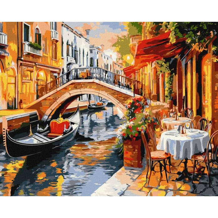 Картина за номерами «Венеційські вулиці» 40х50 см, ТМ Ідейка