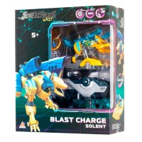 Ігровий набір Screechers Wild! «Солент»: запускалка-бластер, машинка-трансформер та 3 диски, у коробці 25х10х30 см