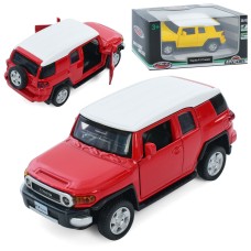 Джип «Toyota FJ Cruise» 11 см 1:43 металевий інерційний з зверима, що відчиняються та гумовими колесами, в асортименті, у коробці 14,5х7х6,5 см, АвтоСвіт