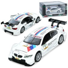 Машина «BMW M3» 11 см 1:42 металева інерційна з дверима, що відчиняються та гумовими колесами, у коробці 14,5х7х6,5 см, АвтоСвіт