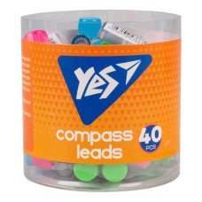 Грифель для циркуля 1,5 мм у тубусі 3 шт, ТМ Yes