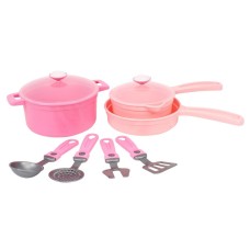 Набір посуду з 9 предметів, у сітці 31,5х20х10 см, ТМ Технок