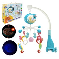 Мобіль «Сонячний зайчик» 32х4х41 см музичний зі світлом та проектором, на батарейці, у коробці 32х7х24,5 см