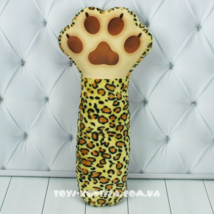Обіймашка «Лапа 01 Леопард» 50х22х9 см, ПП Копиця