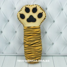Обіймашка «Лапа 01 Тигр» 50х22х9 см, ПП Копиця