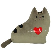 М`яка іграшка-подушка «Cat 3» 30х31 см, ПП Копиця