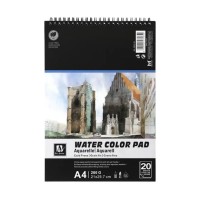 Скетчбук «Art Nation» для акварелі А4 на 20 сторінок 200 г/м2 на спіралі, ТМ J.Otten