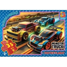 Пазли «Монстер траки» на 35 елементів, ТМ G-Toys