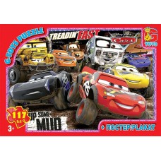 Пазли «Тачки» на 117 елементів, ТМ G-Toys