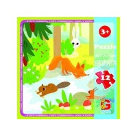Пазли «Лісові мешканці» на 12 елементів, ТМ G-Toys