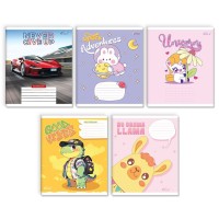 Зошит на 12 аркушів у клітинку «Мікс», №3505 ТМ Gold Brisk