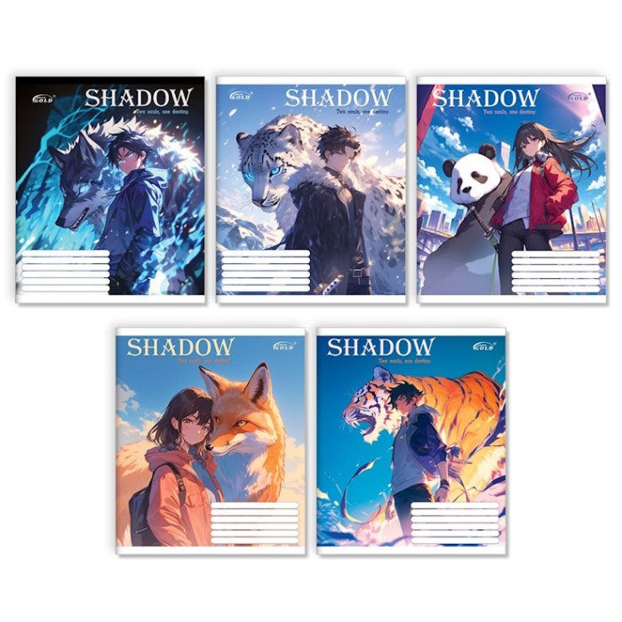 Зошит на 24 аркуші у клітинку «Фамільяр» №3527, ТМ Gold Brisk