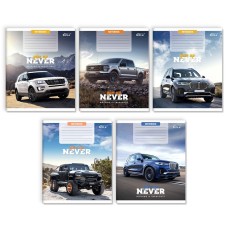 Зошит на 24 аркуші у лінію «Позашляховик» №3523, ТМ Gold Brisk