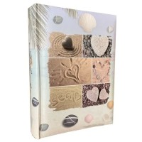Фотоальбом «SEA COLLAGE» на 200 фото 10х15 см, ламінований картон, паперові аркуші, 22х22 см