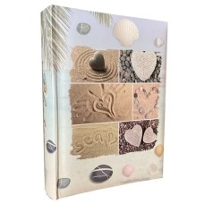 Фотоальбом «SEA COLLAGE» на 200 фото 10х15 см, ламінований картон, паперові аркуші, 22х22 см