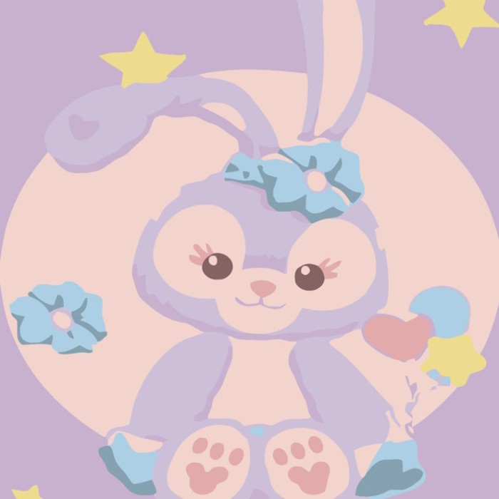 Картина за номерами «Миле зайченя» 20х20 см, ТМ Strateg