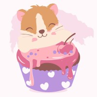 Картина за номерами «Пухнастий друг» 20х20 см, ТМ Strateg