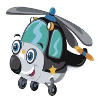 Картина за номерами «Вертоліт» 30х30 см, ТМ Strateg