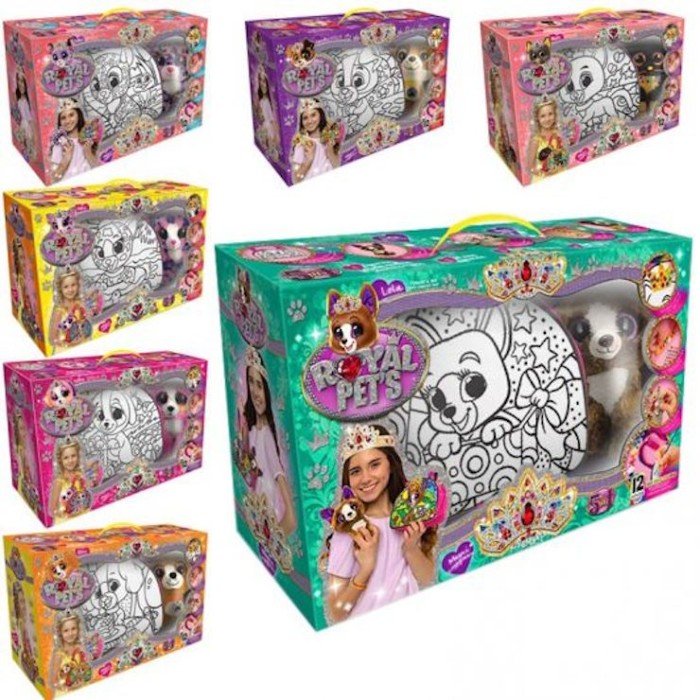 Набір для творчості «ROYAL PET'S» сумочка з іграшкою в асортименті, у коробці 34х21х12 см, ТМ Данко Тойс