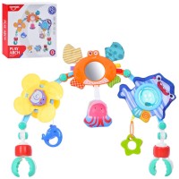 Підвіска на коляску 48 см з брязкальцем та дзеркалом, у коробці 28х28х6 см