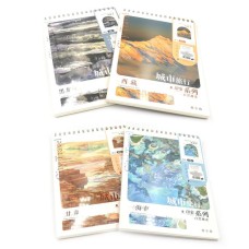 Скетчбук «Пейзаж» А4 на 48 аркушів на спіралі, в асортименті, TM J.Otten