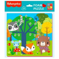 М'які пазли «Лісові мешканці» на 25 елементів, у пакеті 24х29 см, ТМ Vlady Toys