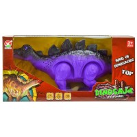 Динозавр 26,5 cм зі світлом та звуком, на батарейці, у коробці 12х24,5х7,5 см