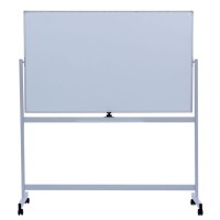 Фліпчарт двосторонній 90х150 см горизонтальний магнітний, для письма маркером з алюмінієвою рамою, ТМ Buromax