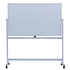 Фліпчарт двосторонній 90х150 см горизонтальний магнітний, для письма маркером з алюмінієвою рамою, ТМ Buromax