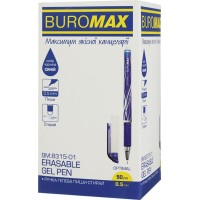 Ручка «Optimal» гелева пиши-стирай 0.5 мм синя, ТМ Buromax