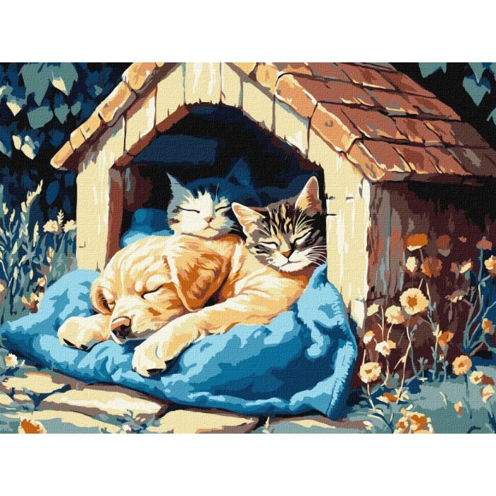 Картина за номерами «Тиха година» 30х40 см, ТМ Ідейка